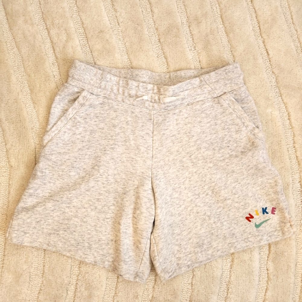 Nike Girls' Sportswear French Terry Fleece Shorts